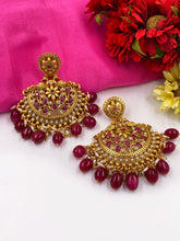 Exclusive Antique Gold Plated Golden Chandbali Earrings For Women By Gehna Shop Antique Earrings